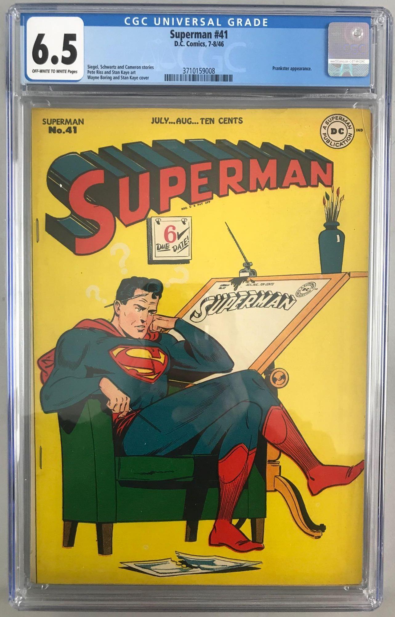CGC Graded DC Comics Superman No. 41 Comic Book (1 of 11)
