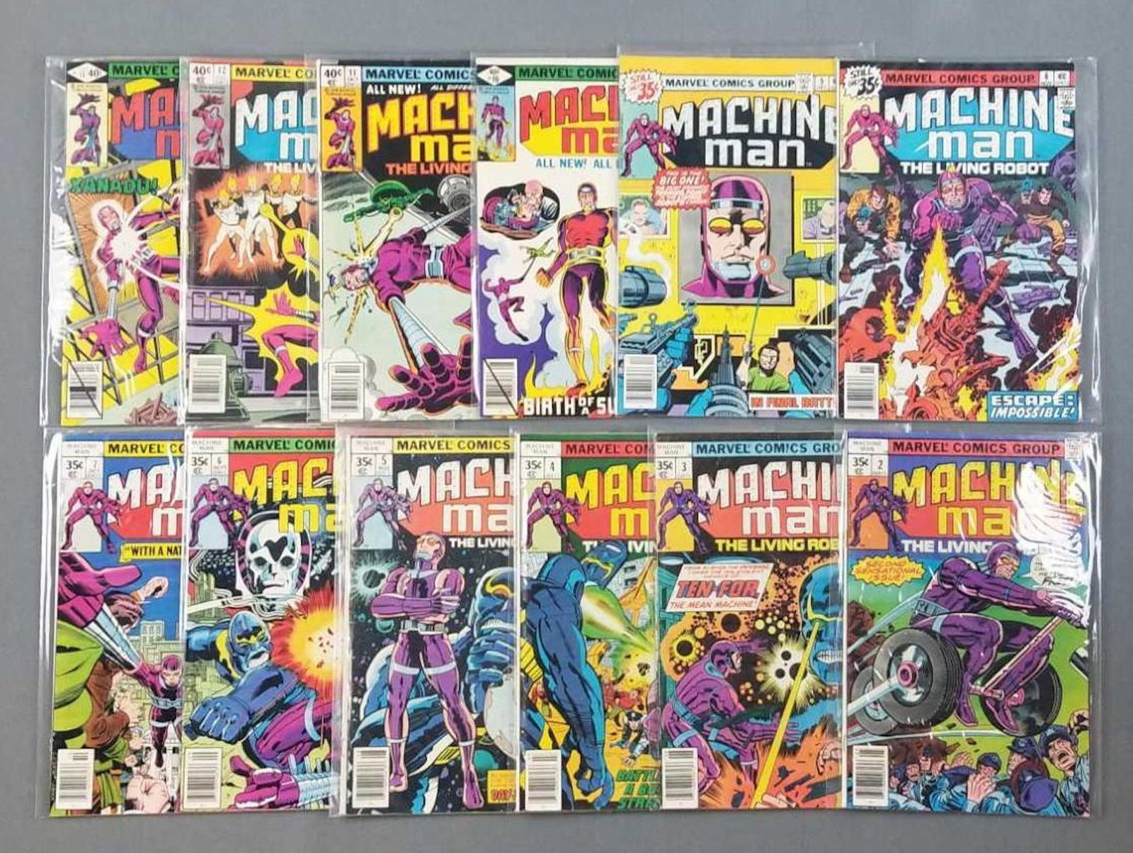 Group of 12 Marvel Comics Machine Man comic books (1 of 4)