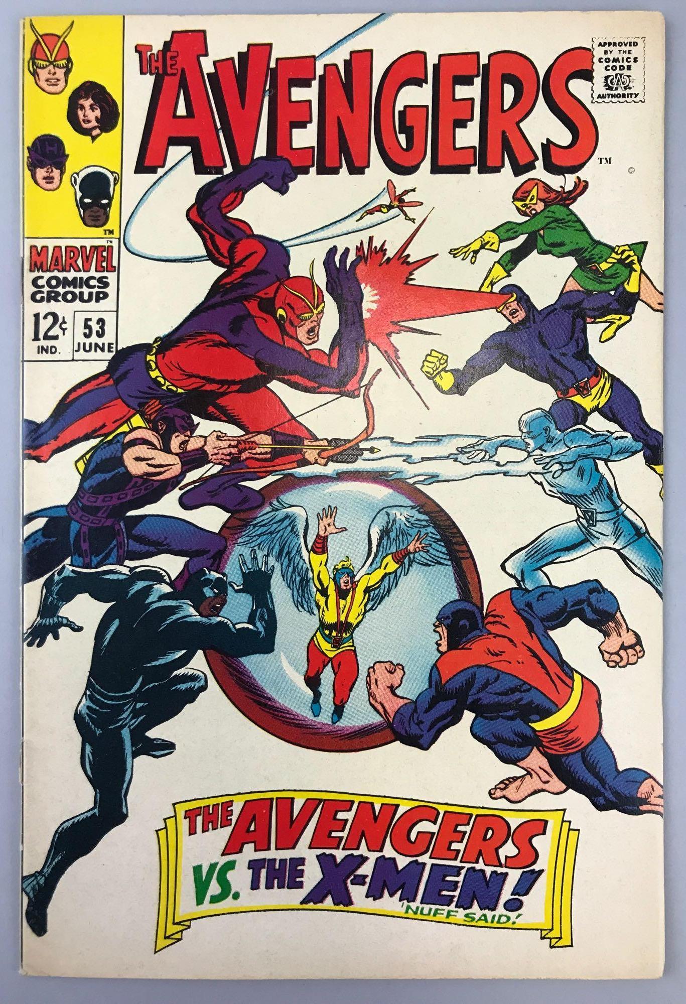Marvel Comics Avengers no. 53 comic book (1 of 9)