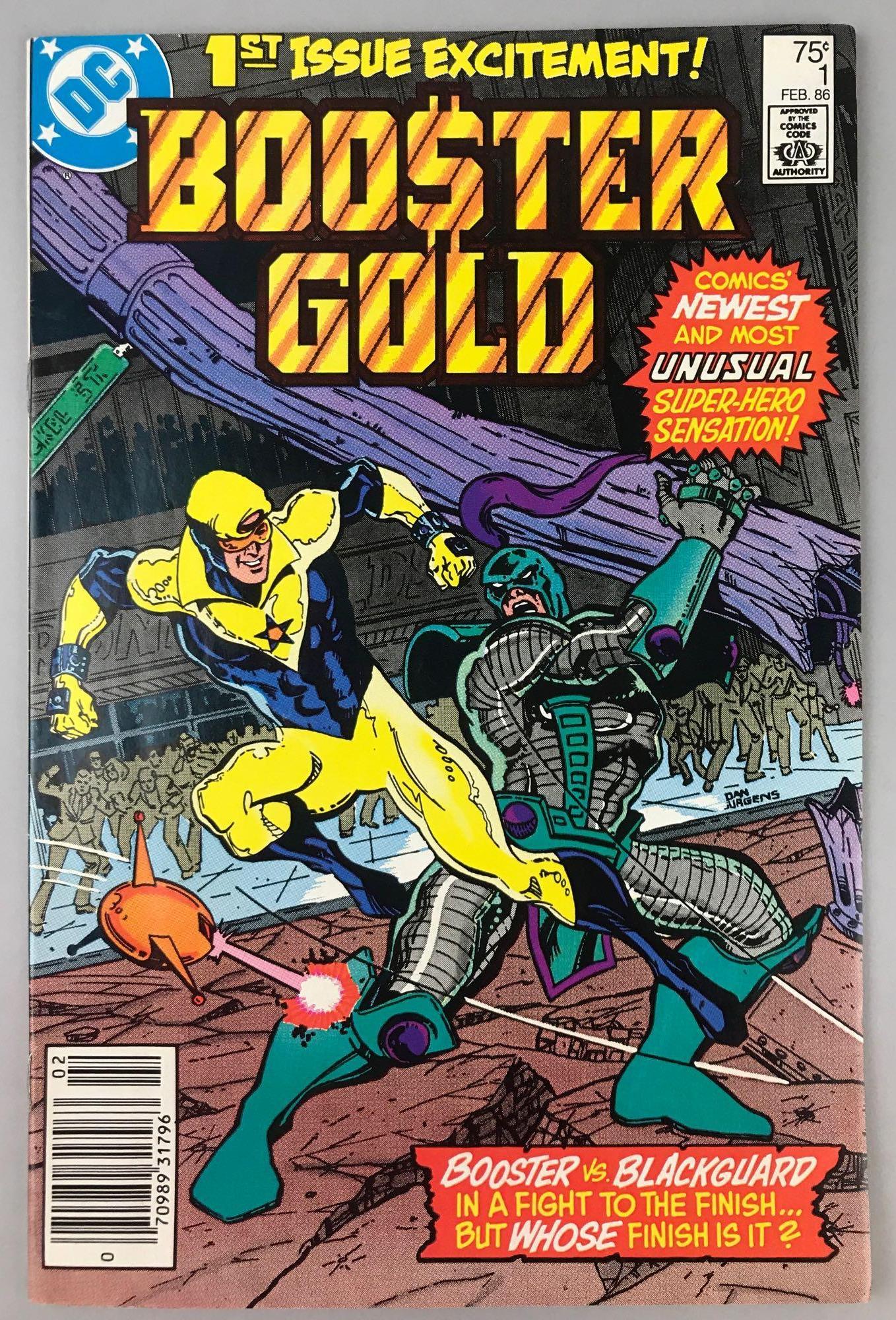 DC Comics Booster Gold No. 1 comic book (1 of 4)