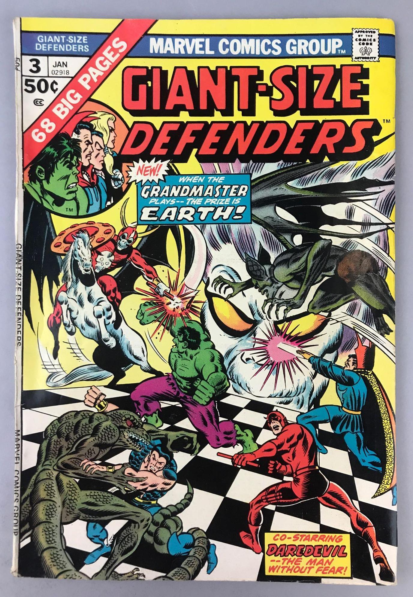 Marvel Comics Giant-Size Defenders no.  3 comic book (1 of 8)