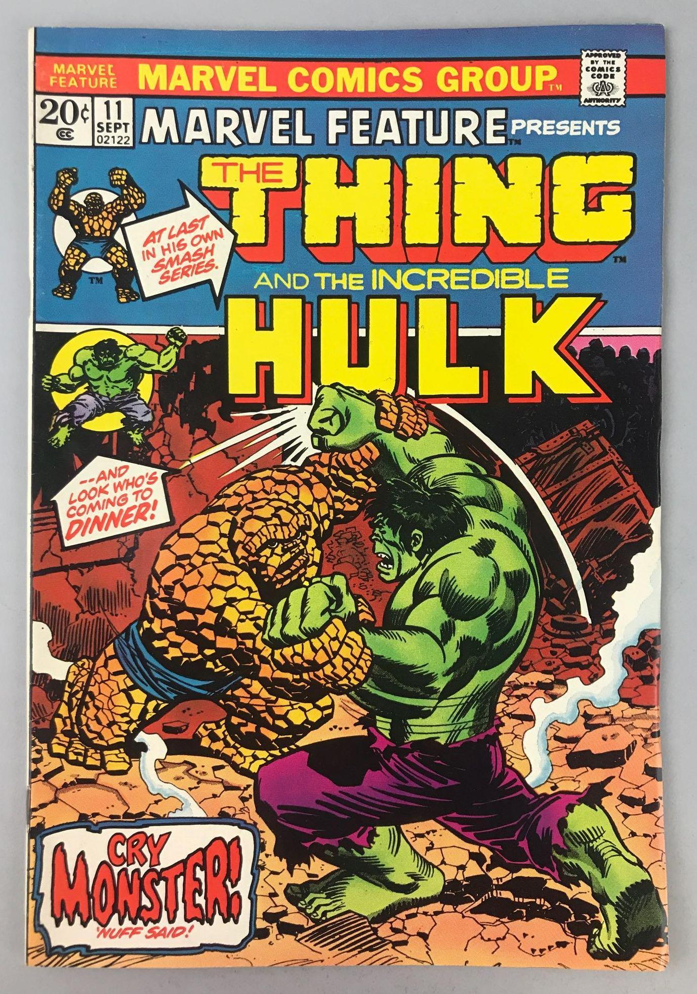 Marvel Comics  Marvel Feature, The Thing no. 11 comic (1 of 8)