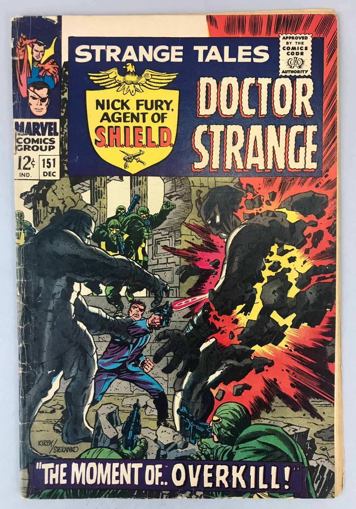 Marvel Comics Strange Tales no. 151 comic book (1 of 8)