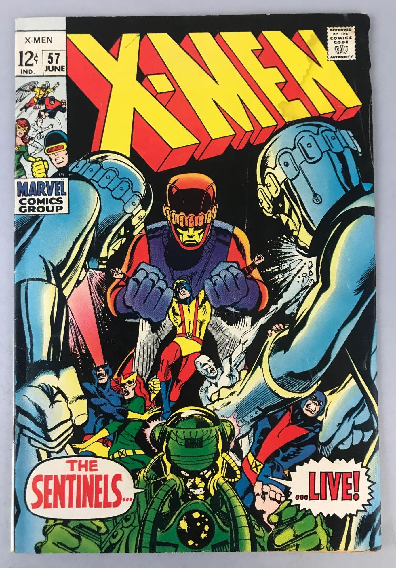 Marvel Comics X-Men no. 57 comic book (1 of 8)
