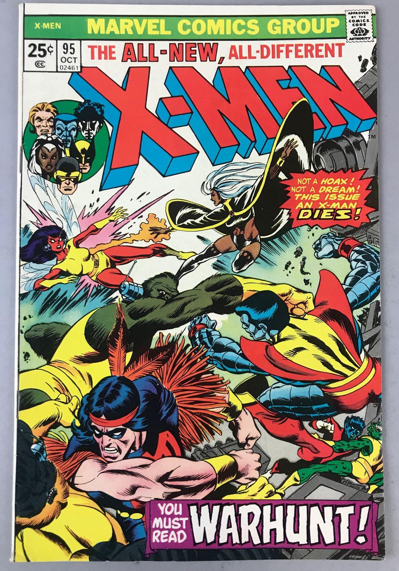 Marvel Comics X-Men no. 95 comic book (1 of 8)