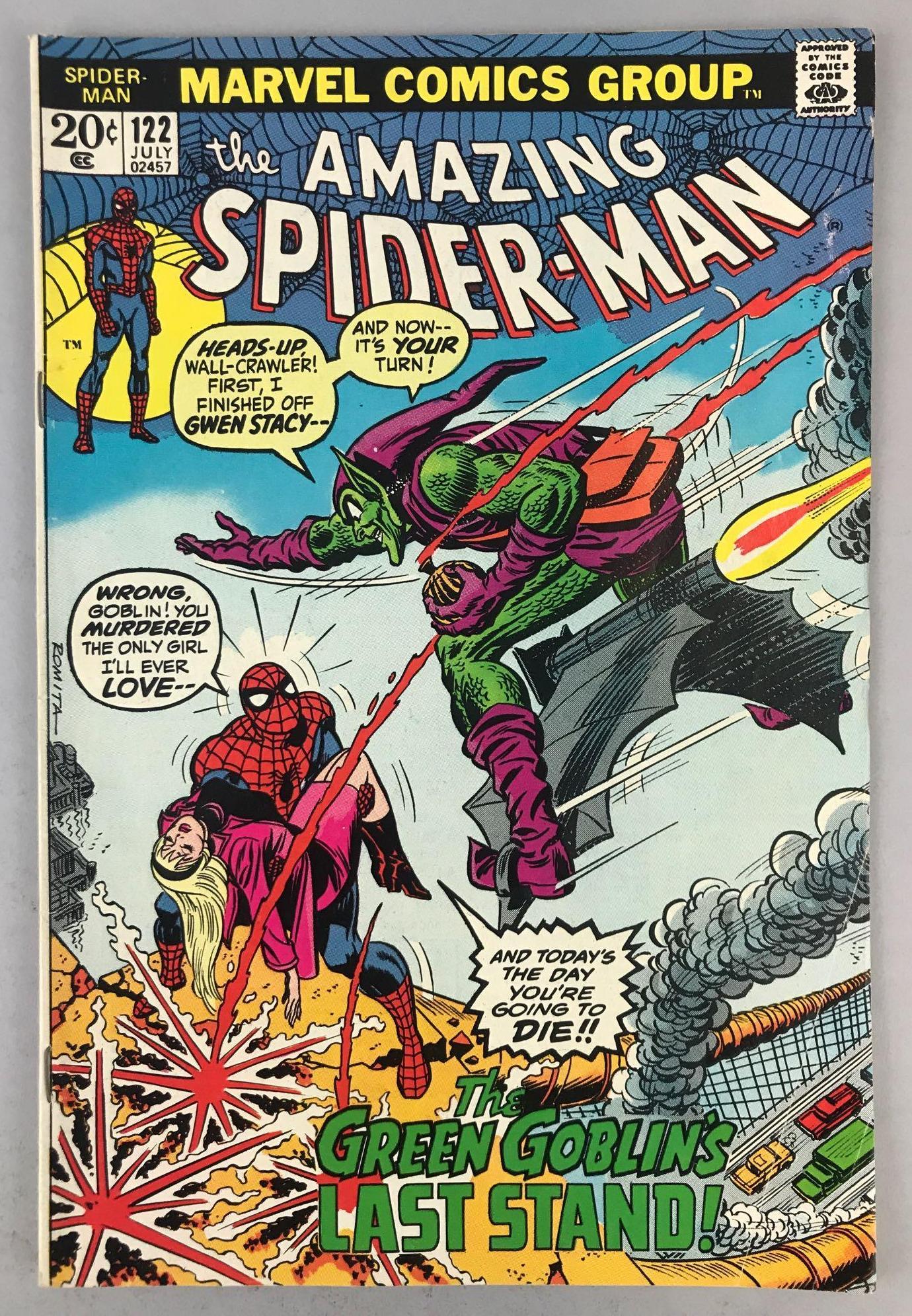 Marvel Comics Amazing Spider-Man no. 122 comic book (1 of 8)