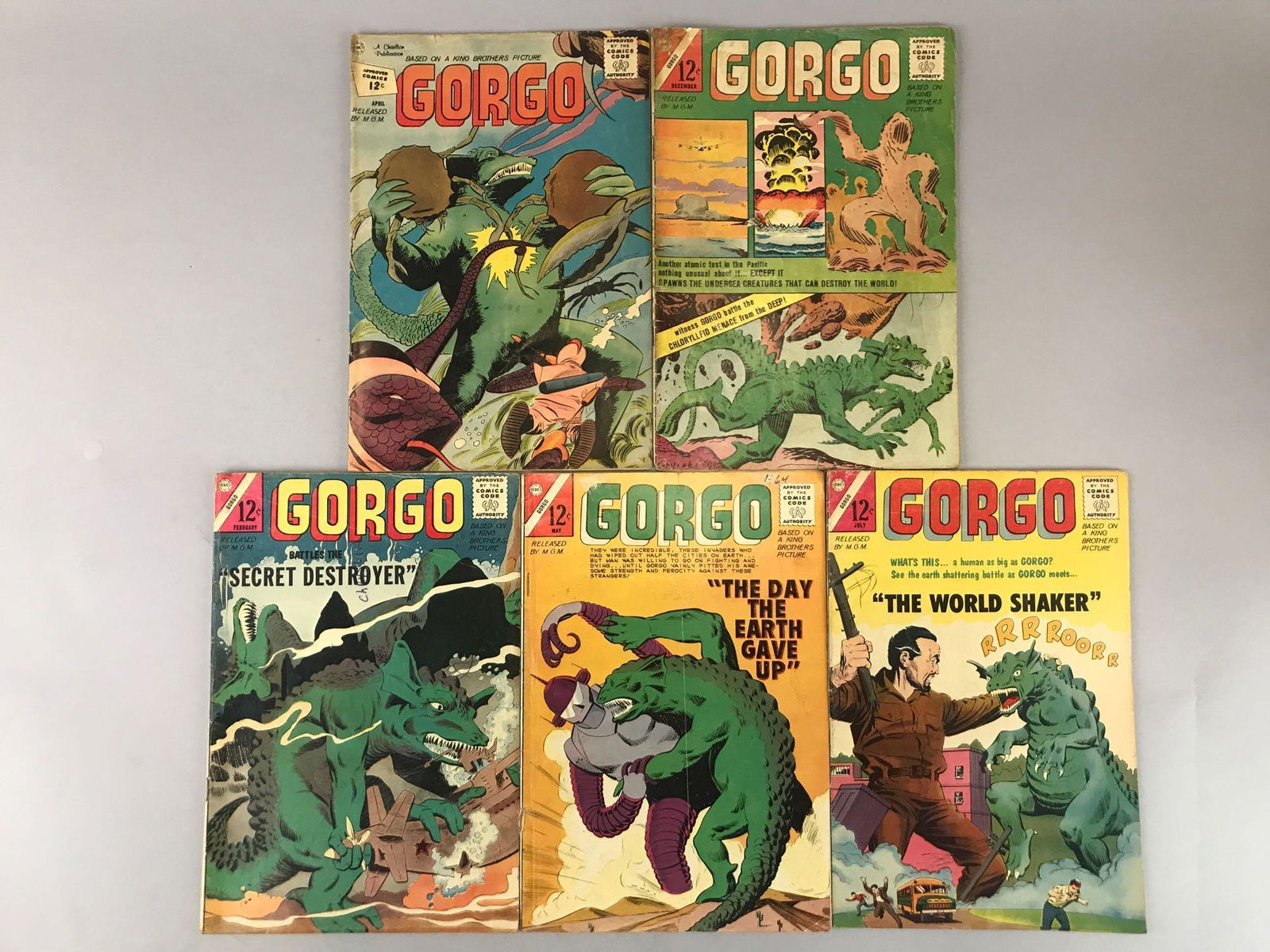 Group of 6 DC Comics Gorgo comic books (1 of 5)
