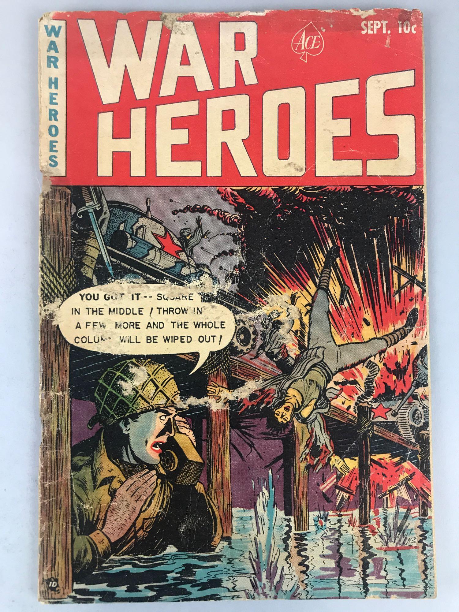 Ace Comics War Heroes No. 3 Comic Book (1 of 8)