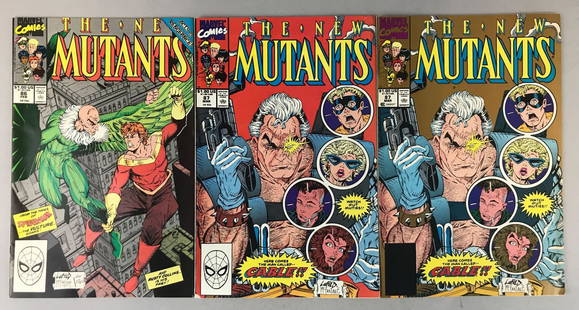 Vintage Marvel Comics The New Mutants Annual #2 Comic Book