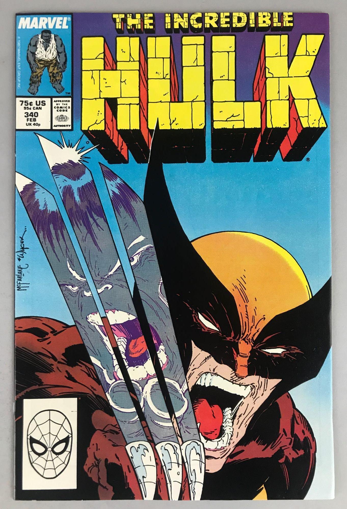 Marvel Comics The Incredible Hulk No. 340 Comic Book (1 of 8)