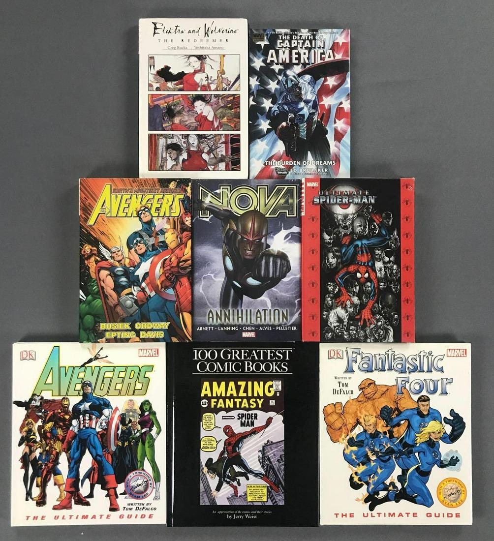 Group of 8 hardcover Marvel Trade Comics (1 of 4)