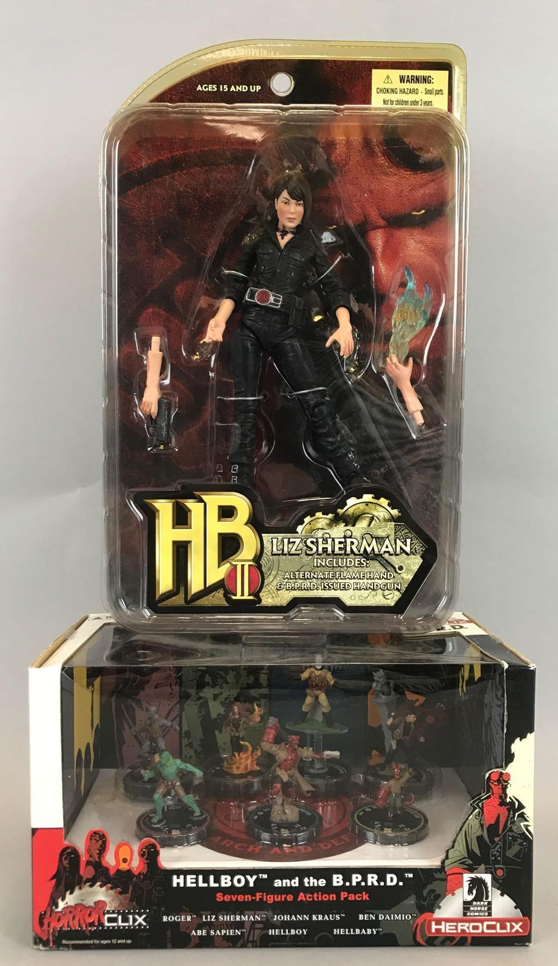 2 piece group assorted Hellboy figures (1 of 4)