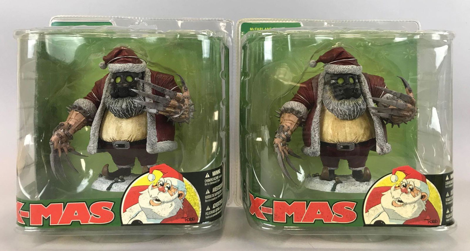 Group of 2 McFarlane Toys Twisted X-Mas action figures (1 of 4)