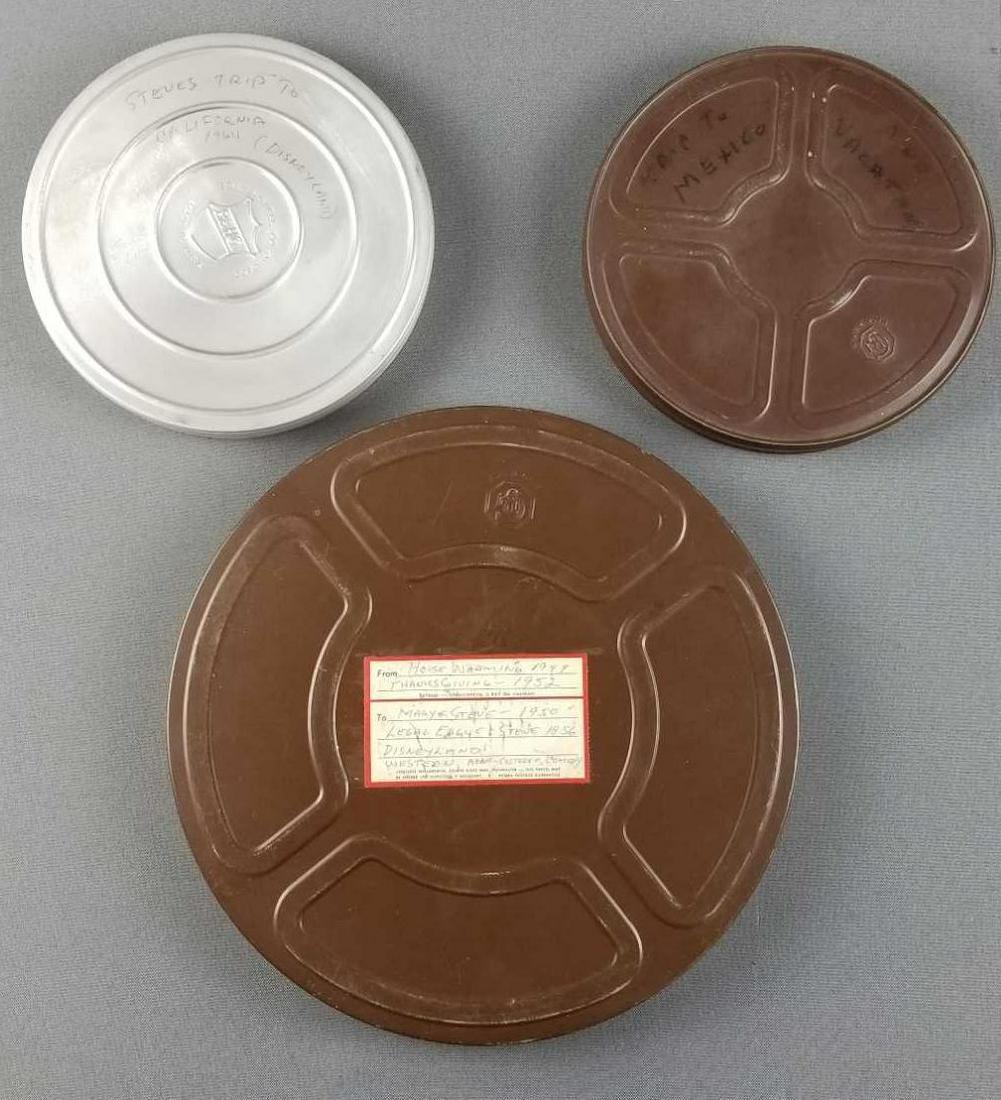 3 home movie film reels (1 of 2)