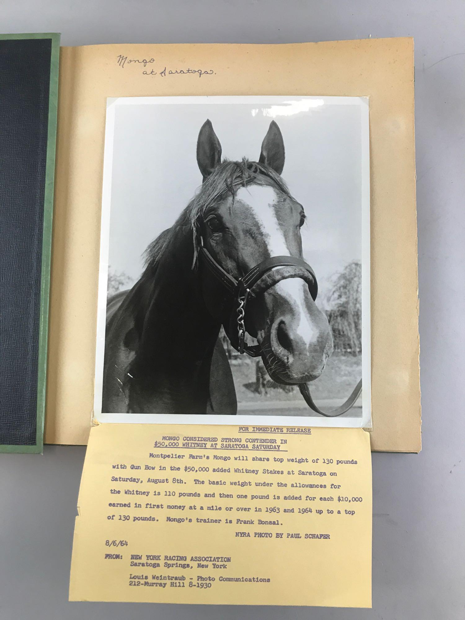 Scrapbook of 1960s Professional Horse Racing (1 of 5)