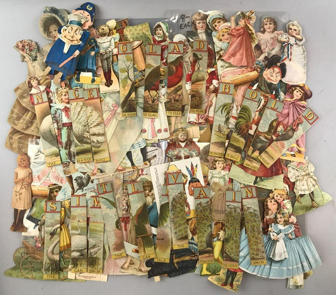 Group of 80+ vintage Paper Dolls, advertising and more (1 of 6)