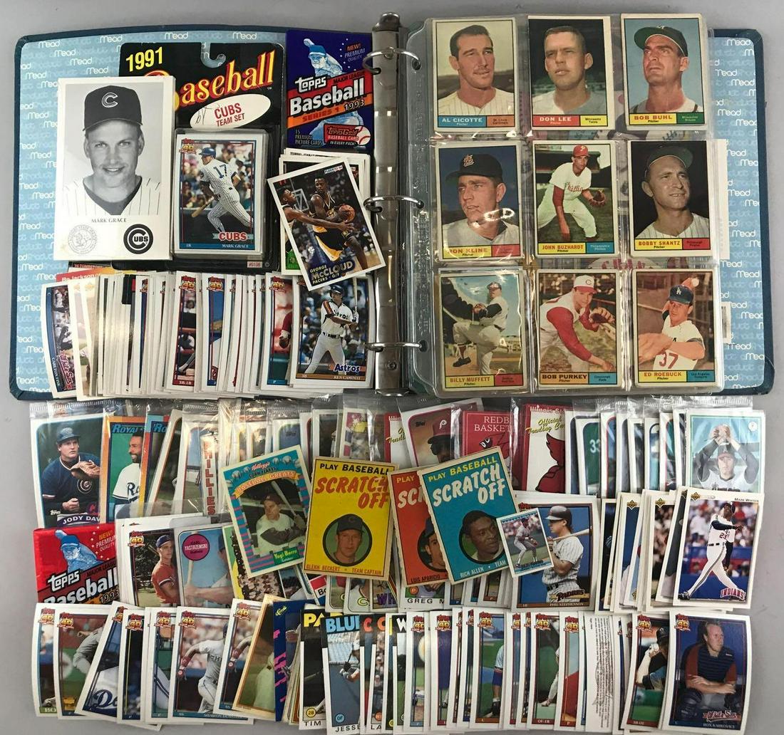 Group of 300+ assorted Baseball cards and more (1 of 5)
