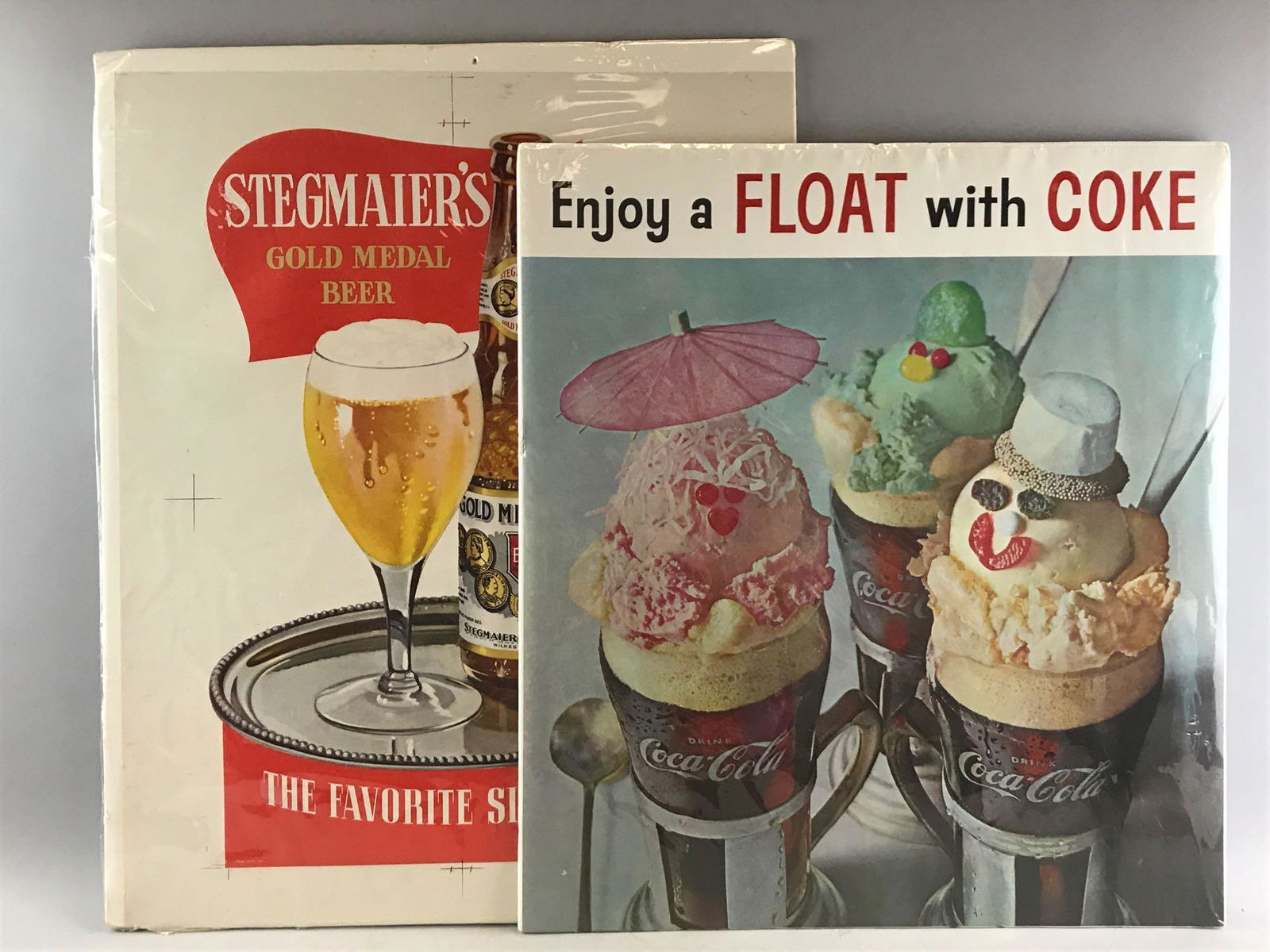 2 vintage advertising posters (1 of 5)