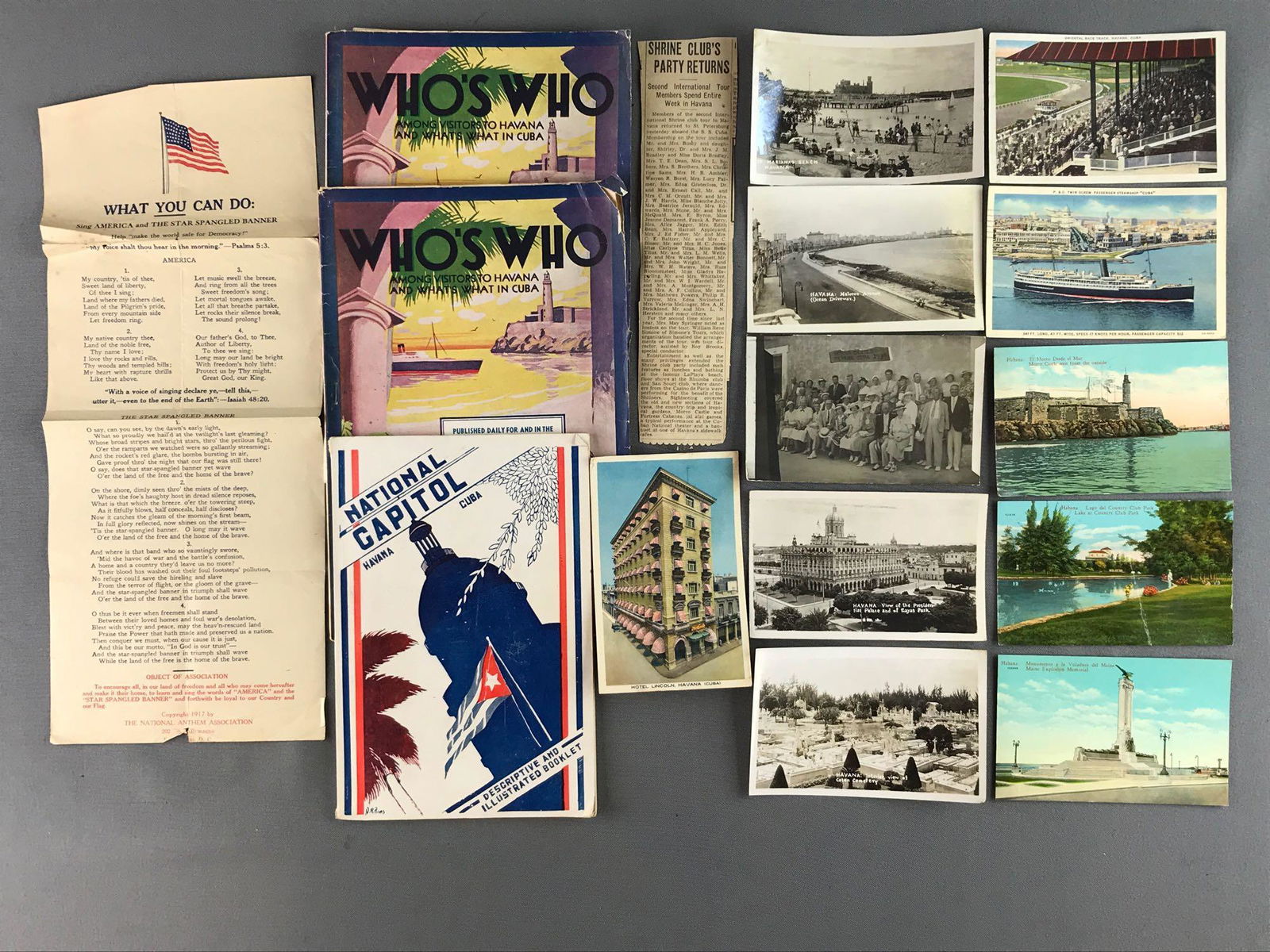 Group of assorted Cuba ephemera (1 of 3)