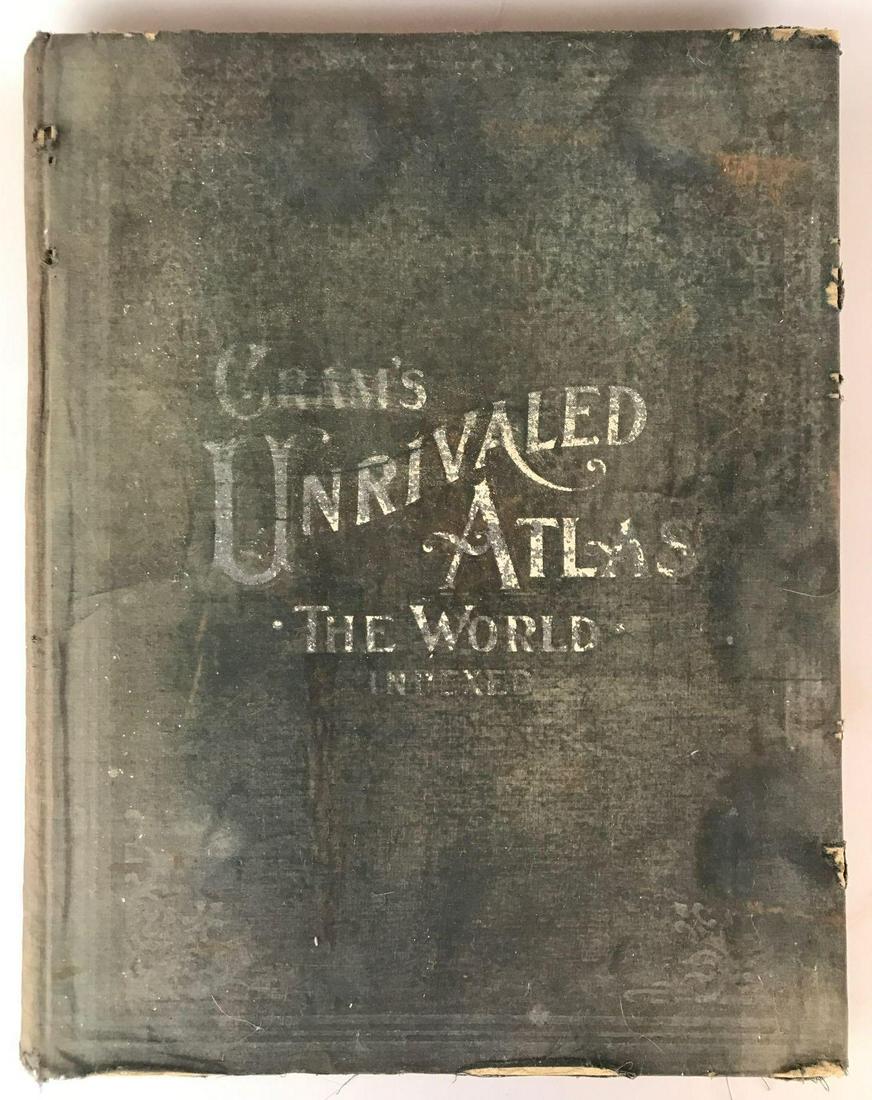 Crams Unrivaled Atlas-The World-Indexed (1 of 9)