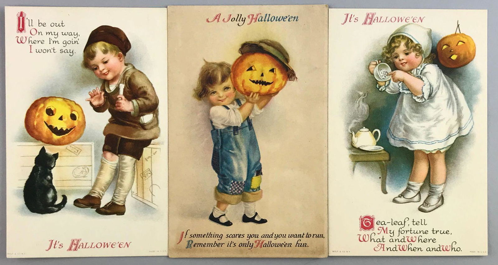 Postcards - Halloween Wolf Clapsaddle (1 of 2)