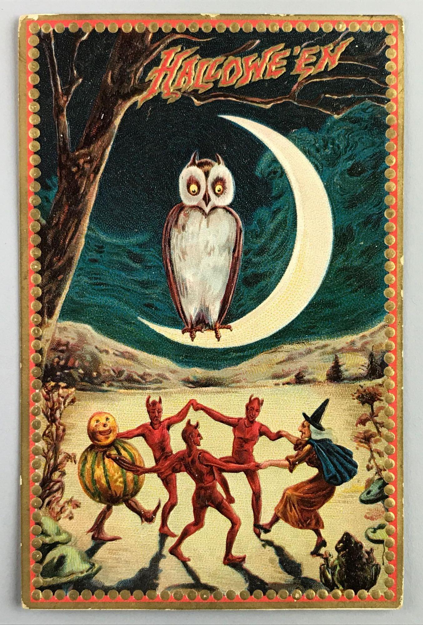 Postcard - Halloween Tuck (1 of 2)