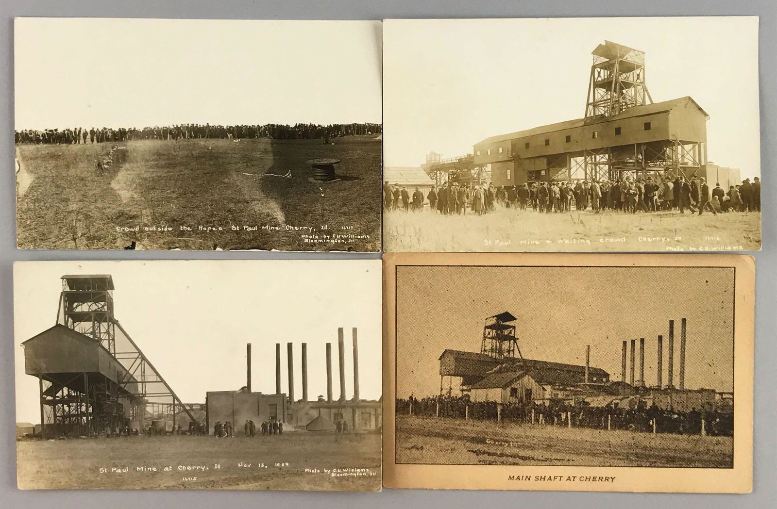 Postcards - Real Photo - Cherry Mine Disaster (1 of 7)