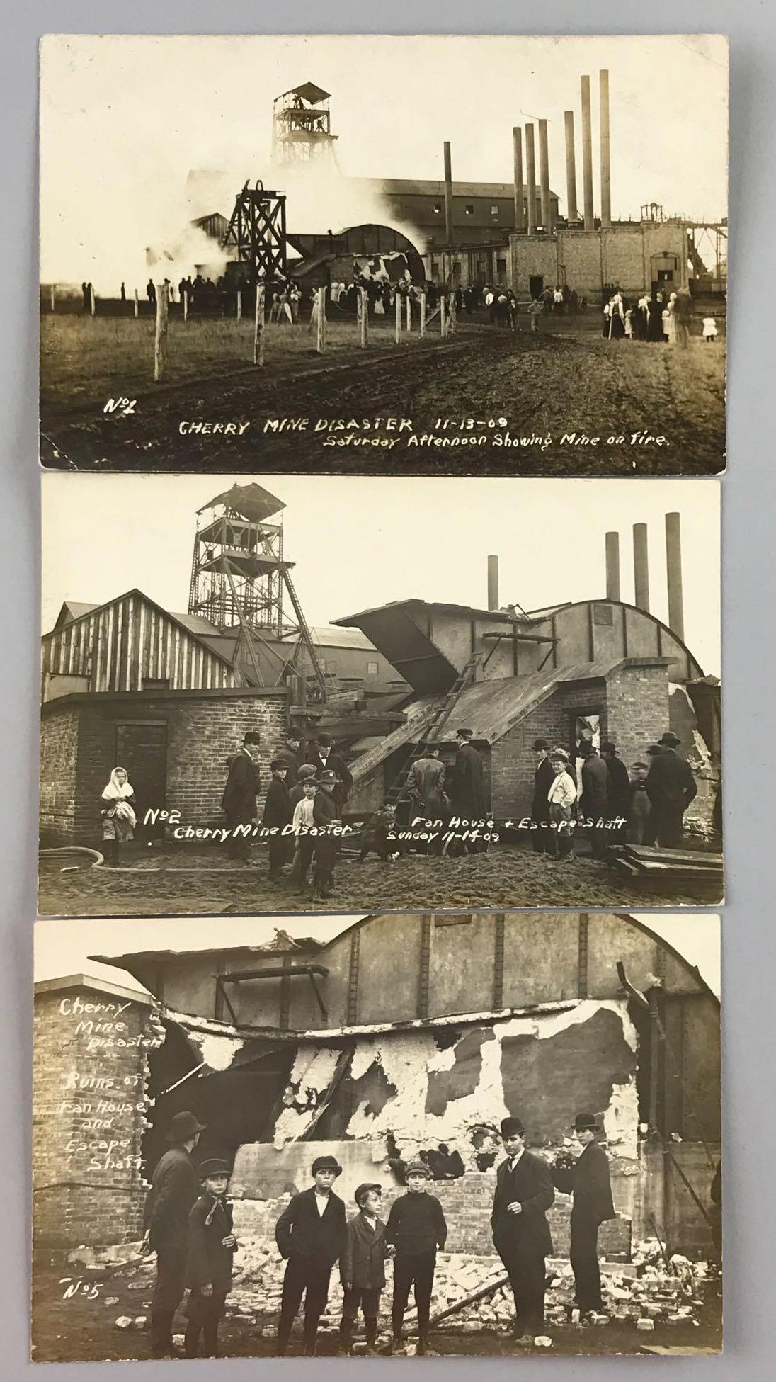 Postcards - Real Photo - Cherry Mine Disaster (1 of 5)
