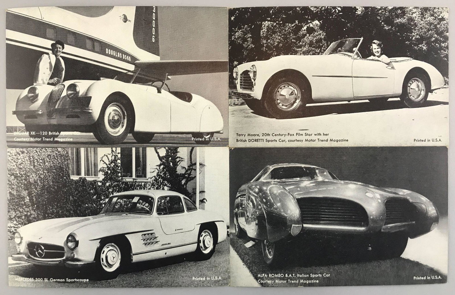 Arcade Cards-Sports Cars: Group of 16