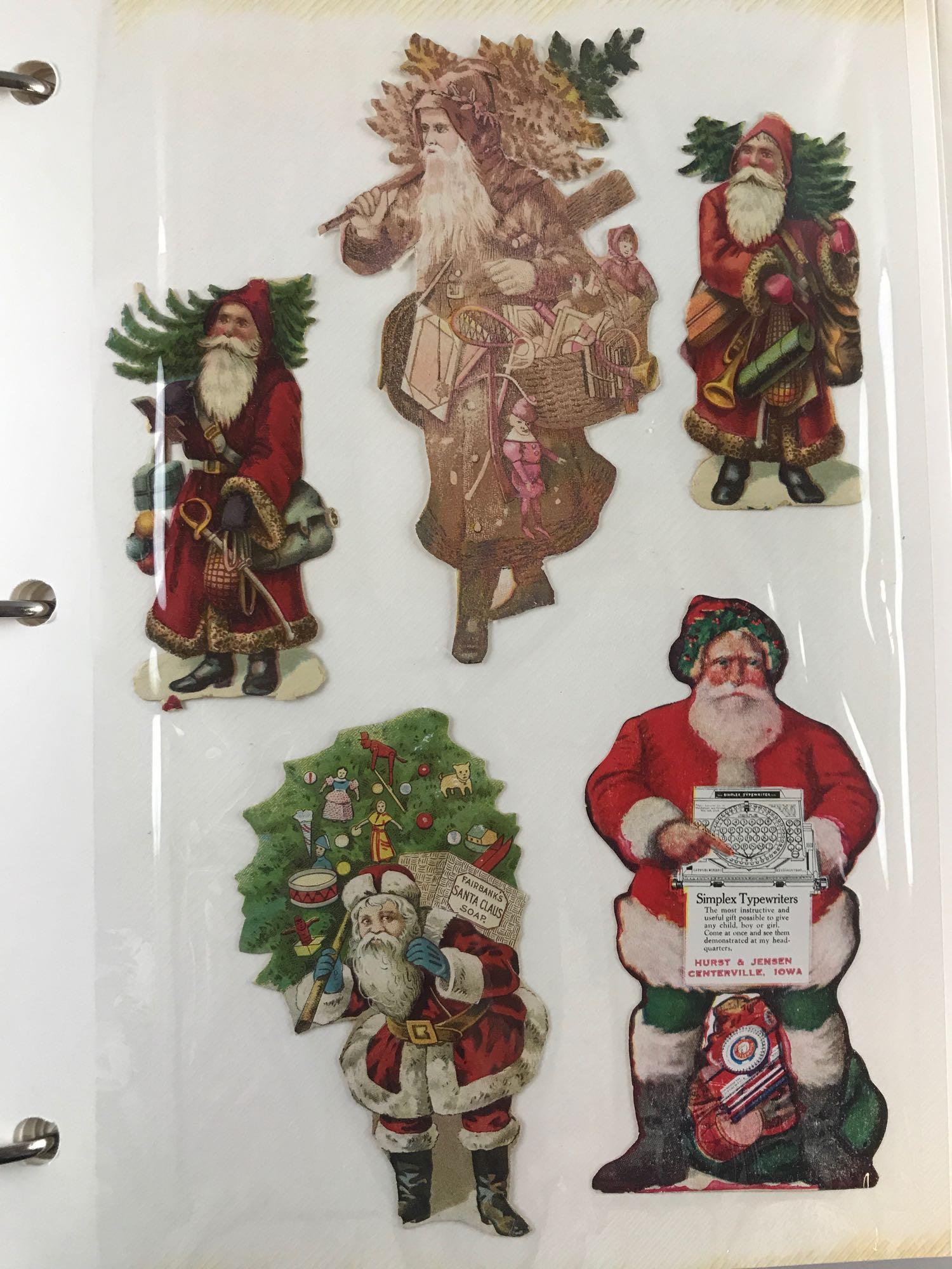 Binder of Victorian Christmas Scrap and more (1 of 4)