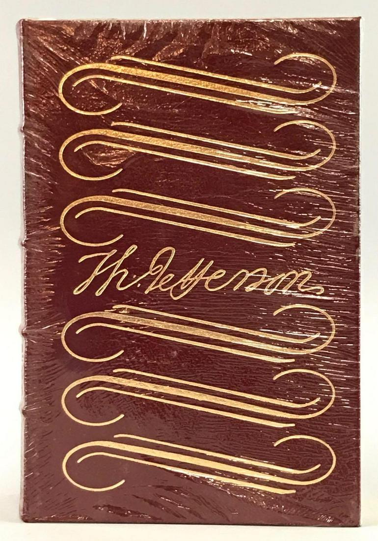 Merrill D. Peterson Easton Press Book: Thomas Jefferson and the New Nation, Merrill D. Peterson Easton Press. Leather stamped in gilt with gilt edges. Sealed in original plastic.&