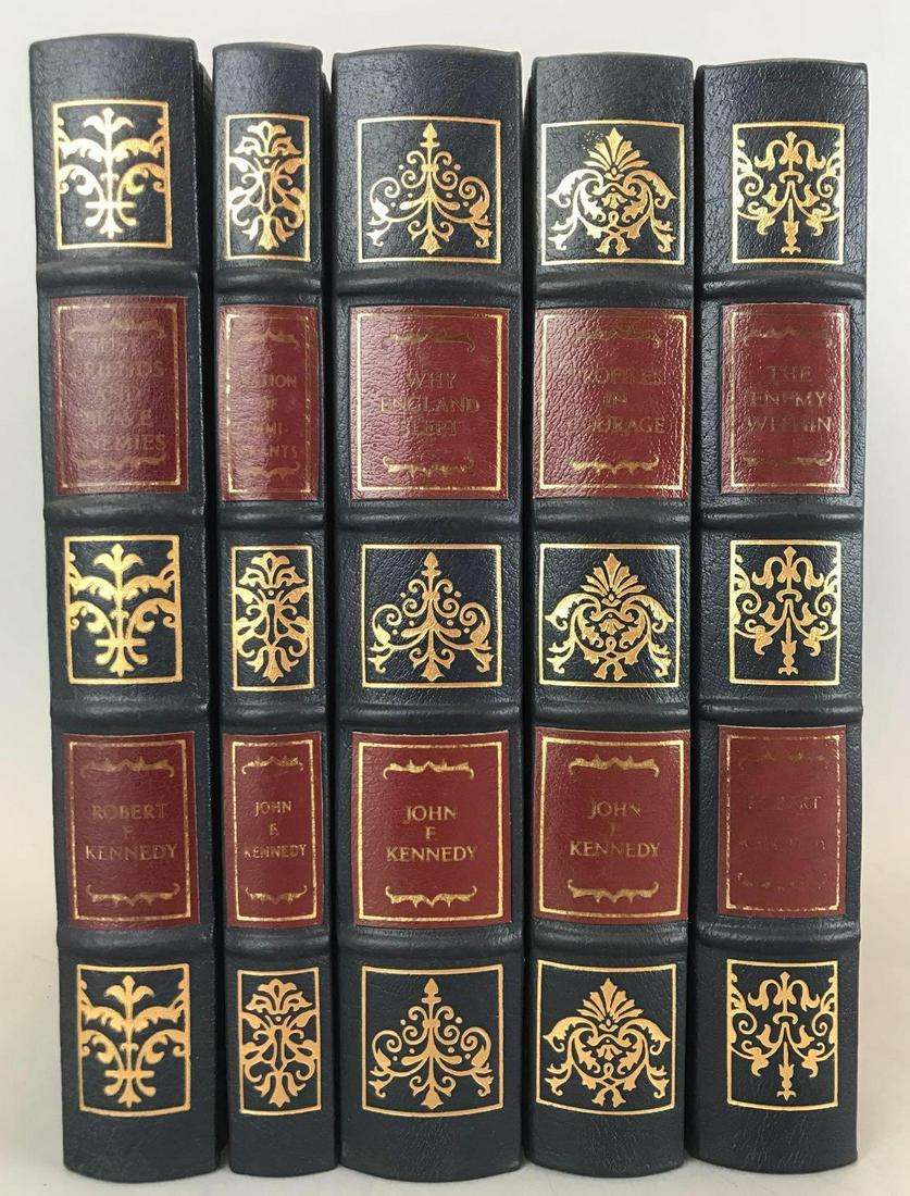 Group of 5 Kennedy Collectors Edition Easton Press (1 of 3)