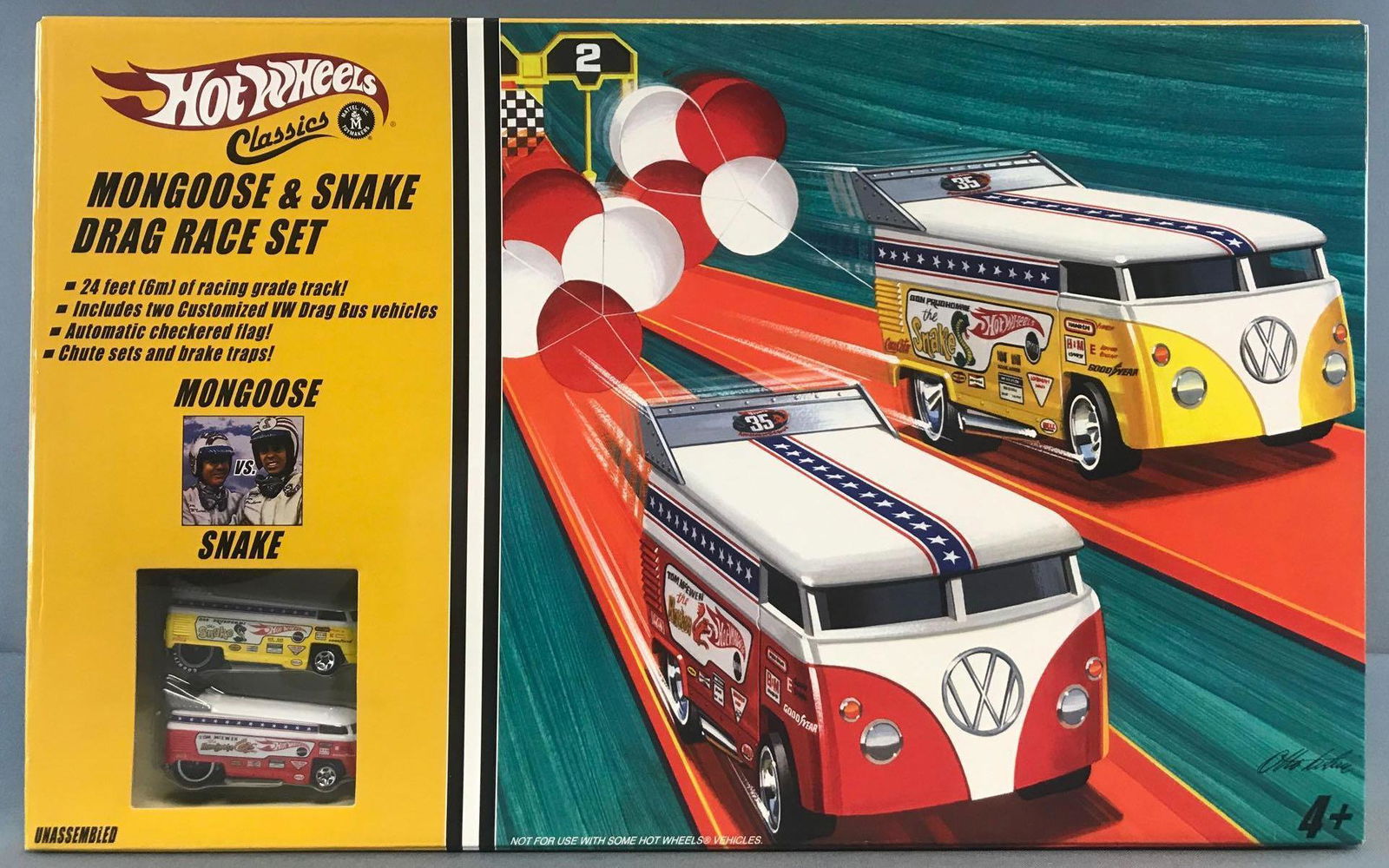 Hot Wheels Classics Mongoose and Snake Drag Race Set (1 of 3)