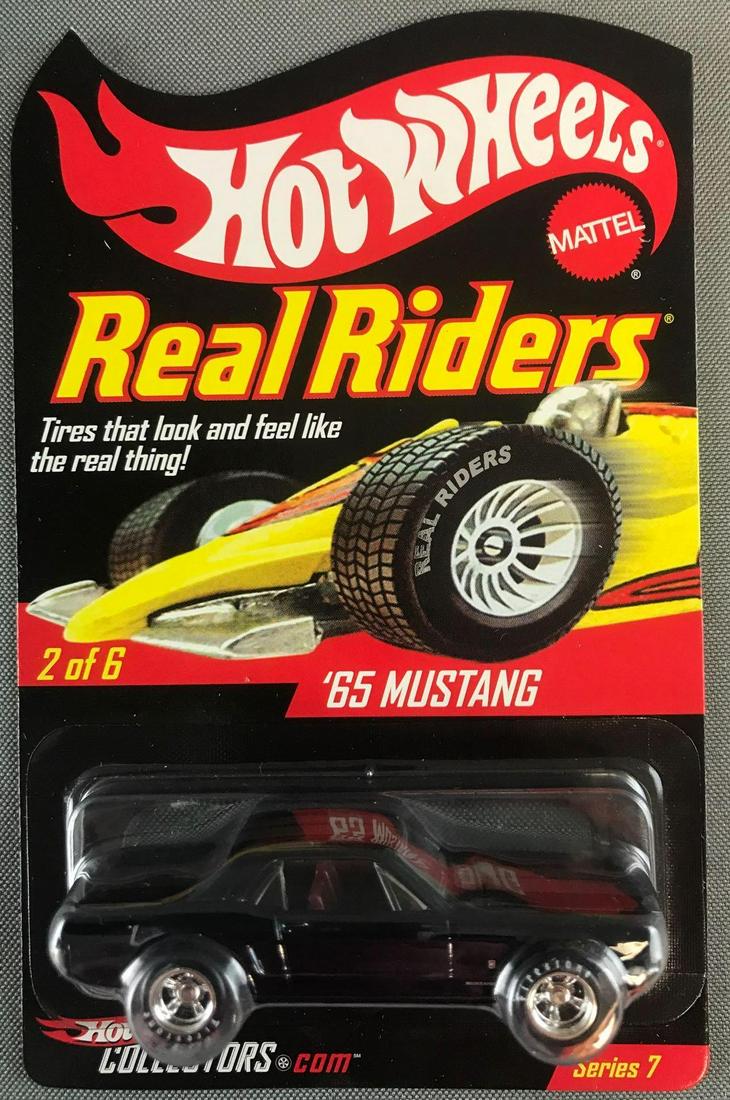 Hot Wheels Real Riders 65 Mustang: Series 7, die-cast, new in original packaging. Limited Edition 04452/10000