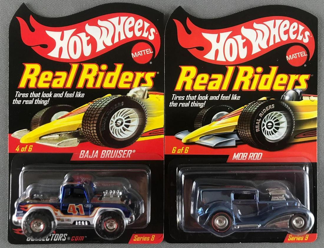 Group of 2 Hot Wheels Real Riders die-cast vehicles (1 of 6)