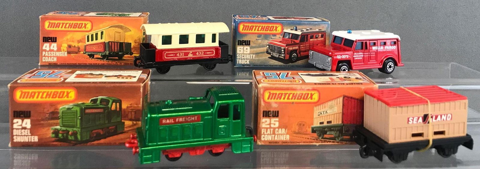 Group of 4 Matchbox die-cast vehicles (1 of 9)