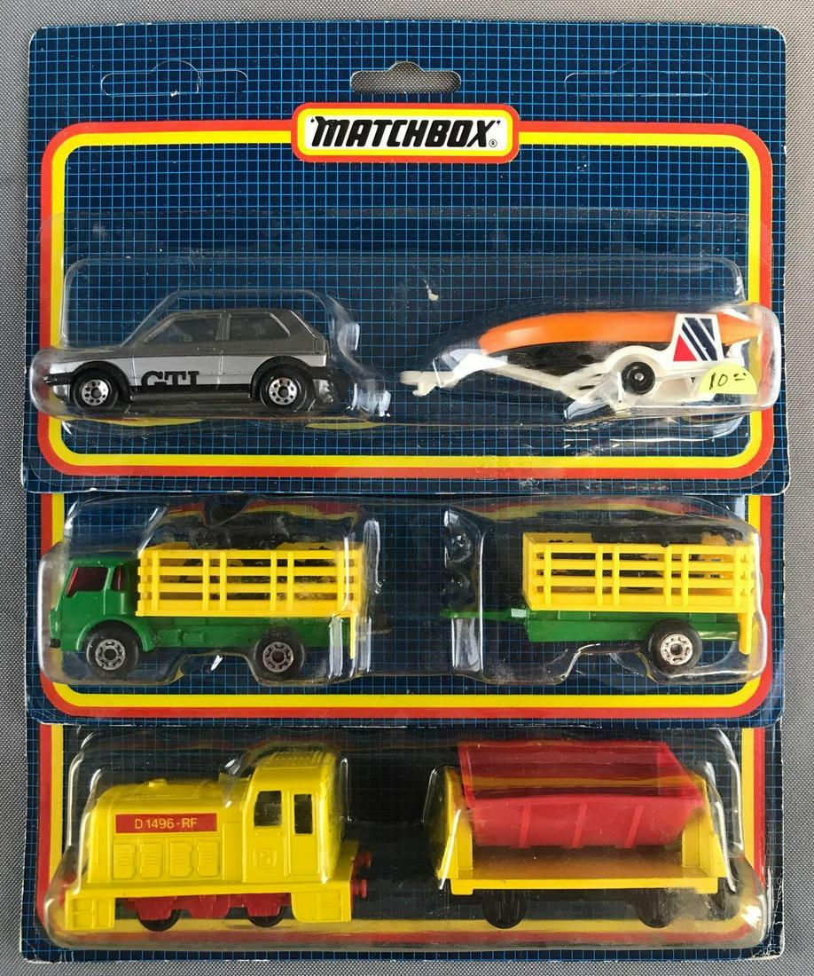Group of 3 Matchbox 2-piece die-cast vehicle sets (1 of 5)