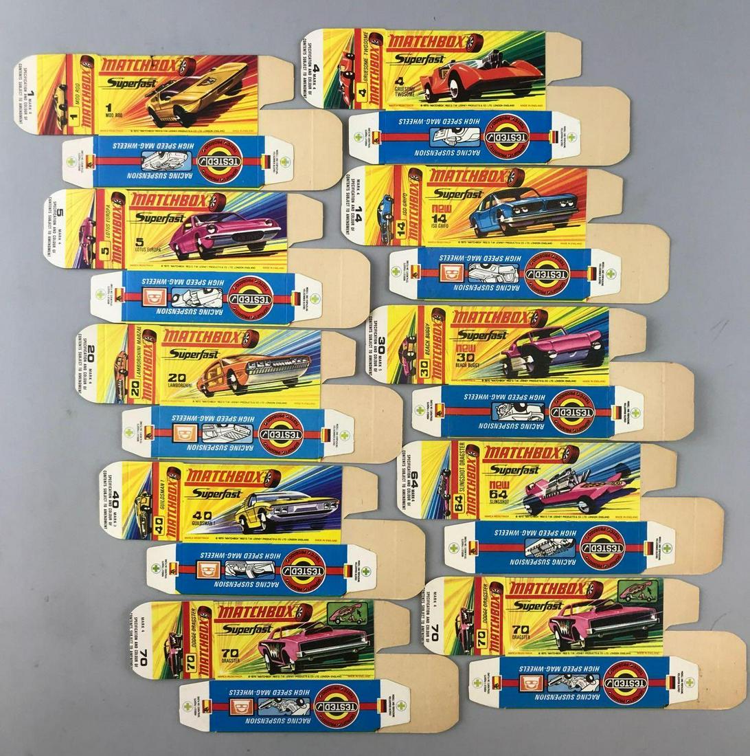 Group of 10 Matchbox H Type Boxes (1 of 3)