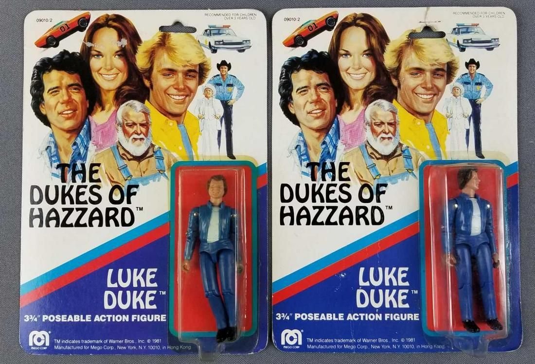 Mego Dukes of Hazzard Luke Duke action figures: Sealed in original packaging. 1981 mego corp.