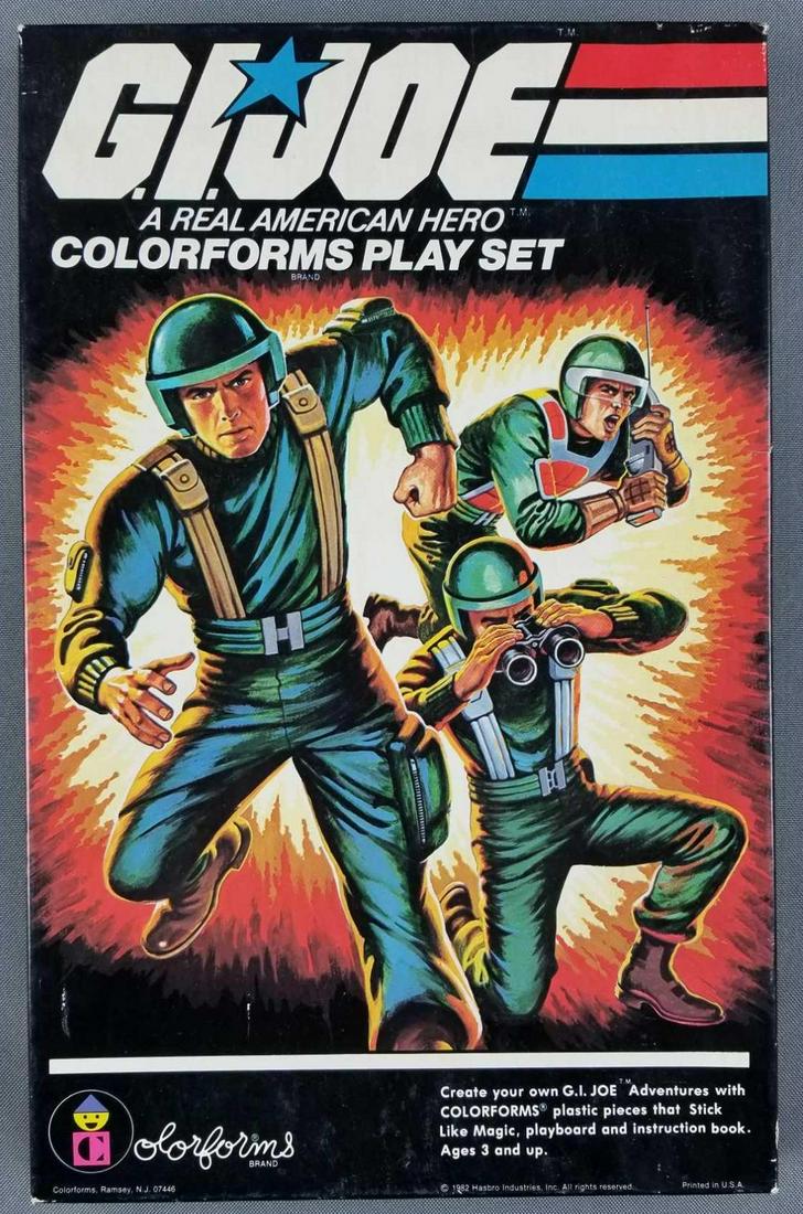 Hasbro GI Joe colorforms play set (1 of 3)