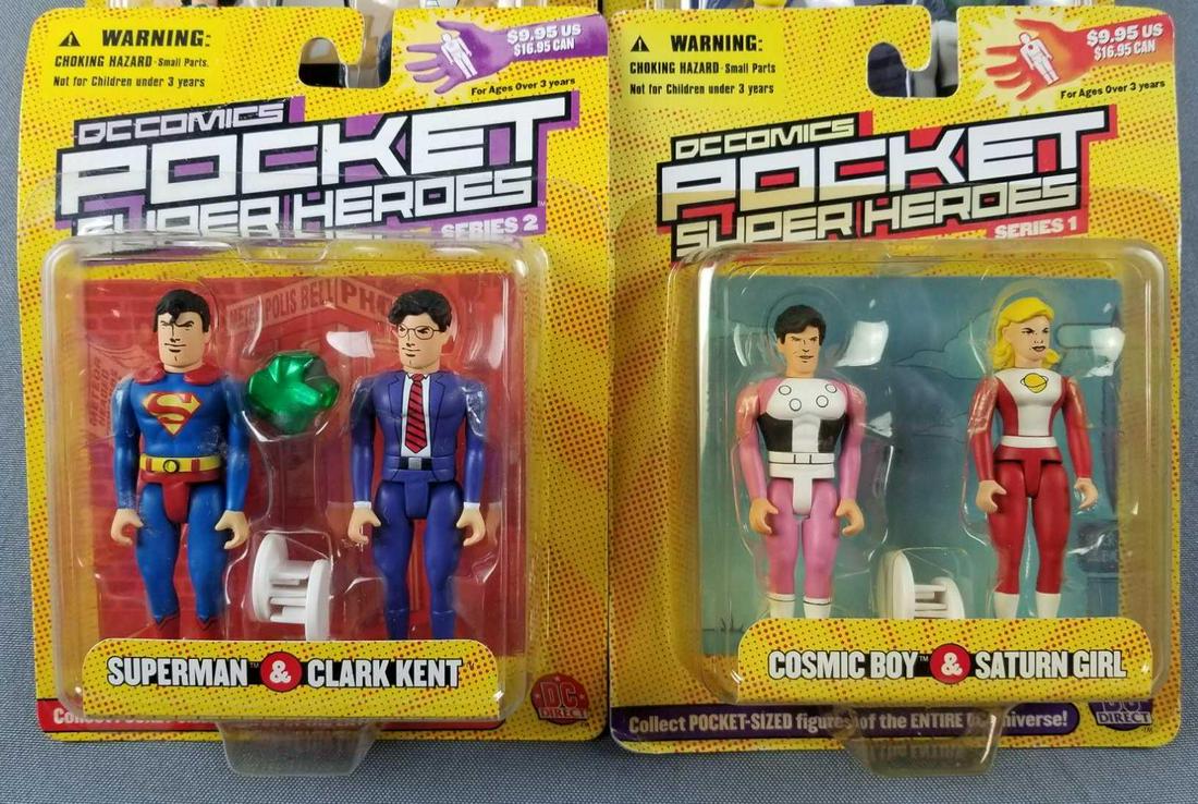 Group of 10 DC Comics Pocket Super Heroes figures (1 of 8)