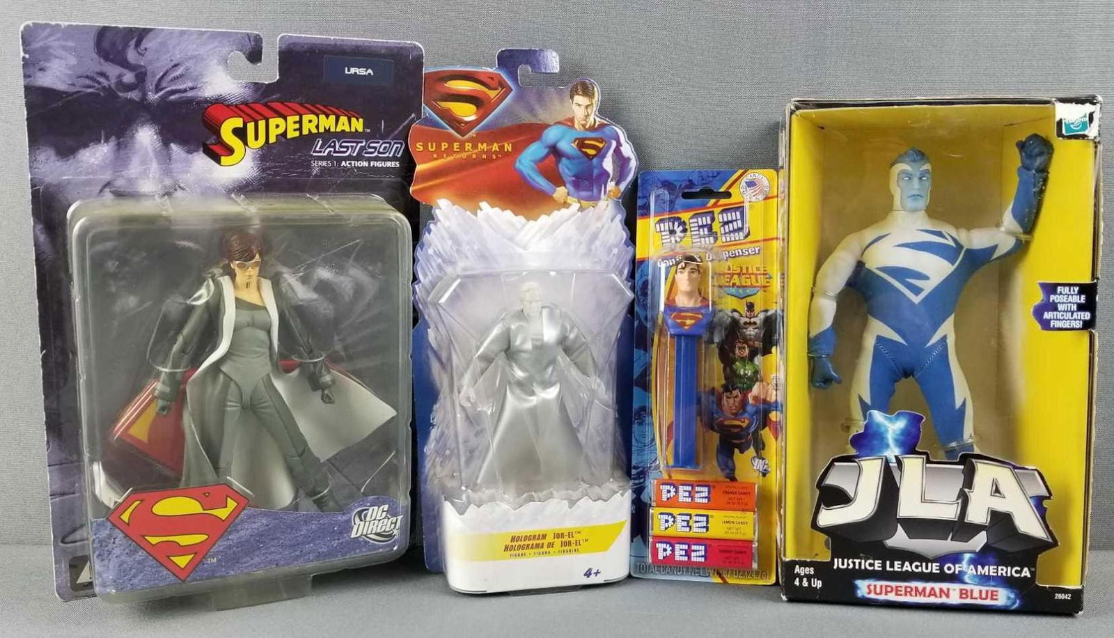 Group of 4 Superman toys (1 of 6)