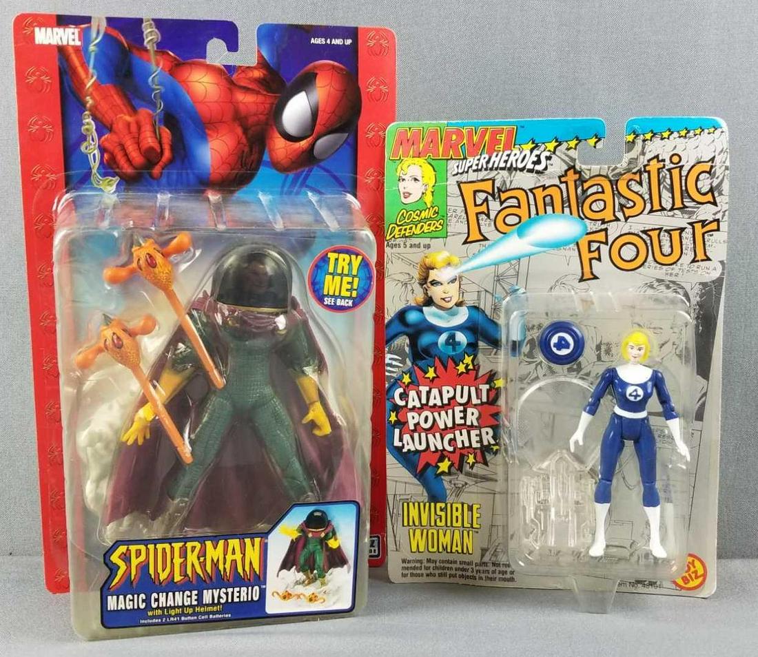 2 Marvel action figures- Invisible Woman, Mysterio (1 of 5)