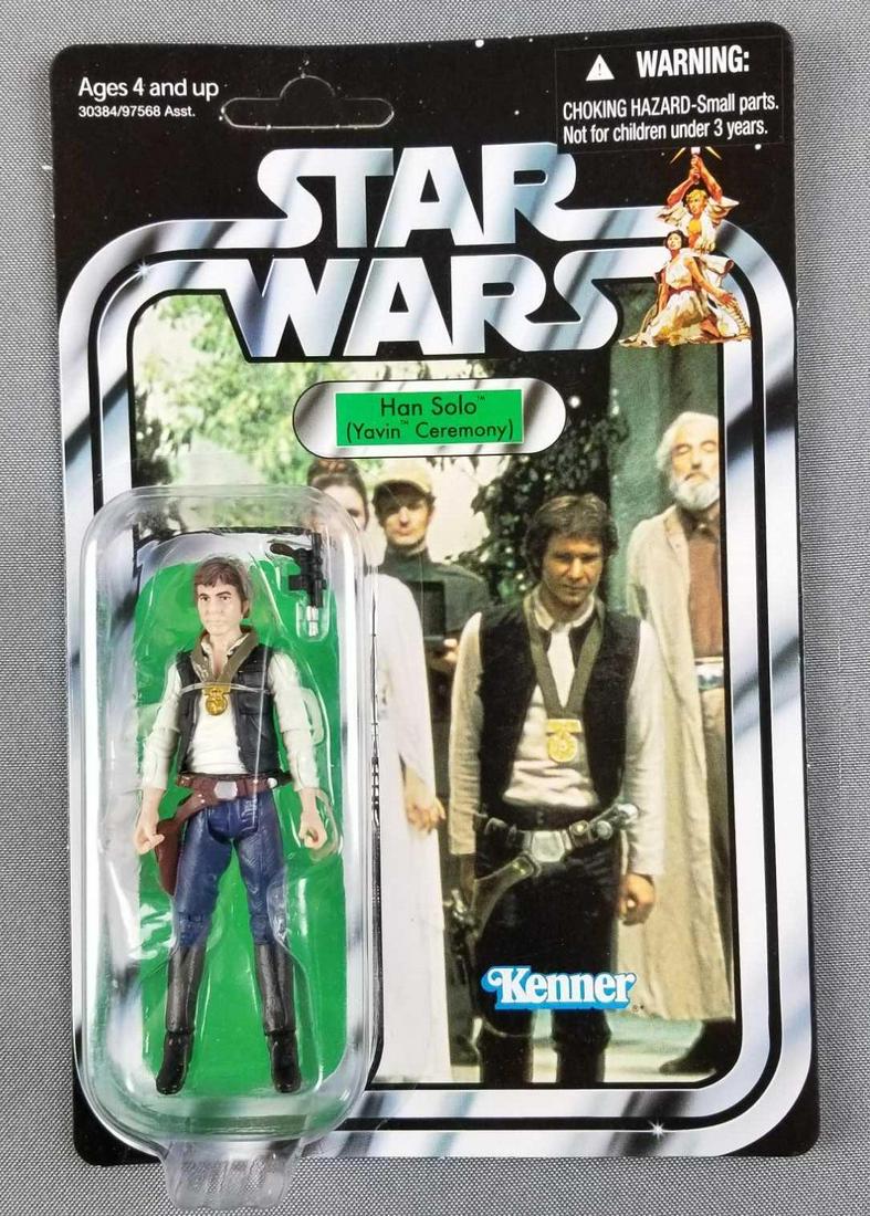Star Wars Han Solo figure: Yavin Ceremony. 2010 Hasbro. New in original packaging