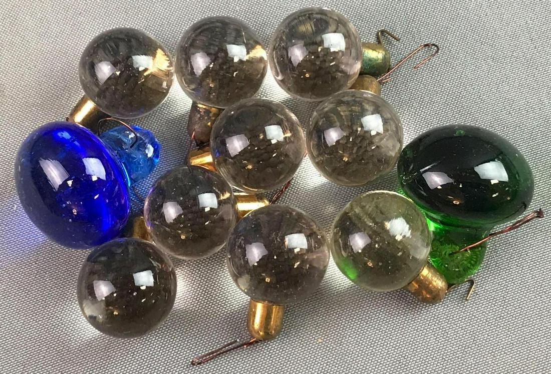 Group of Glass Ornaments/Decorations: 11 items total