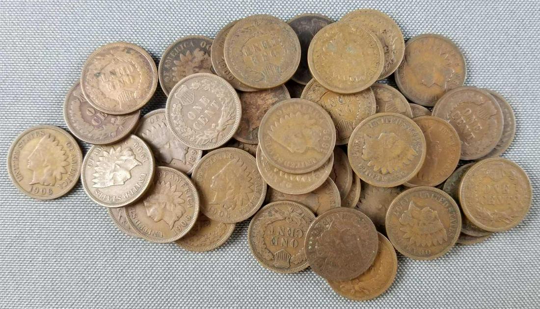 (43) Indian head wheat cents (1 of 2)