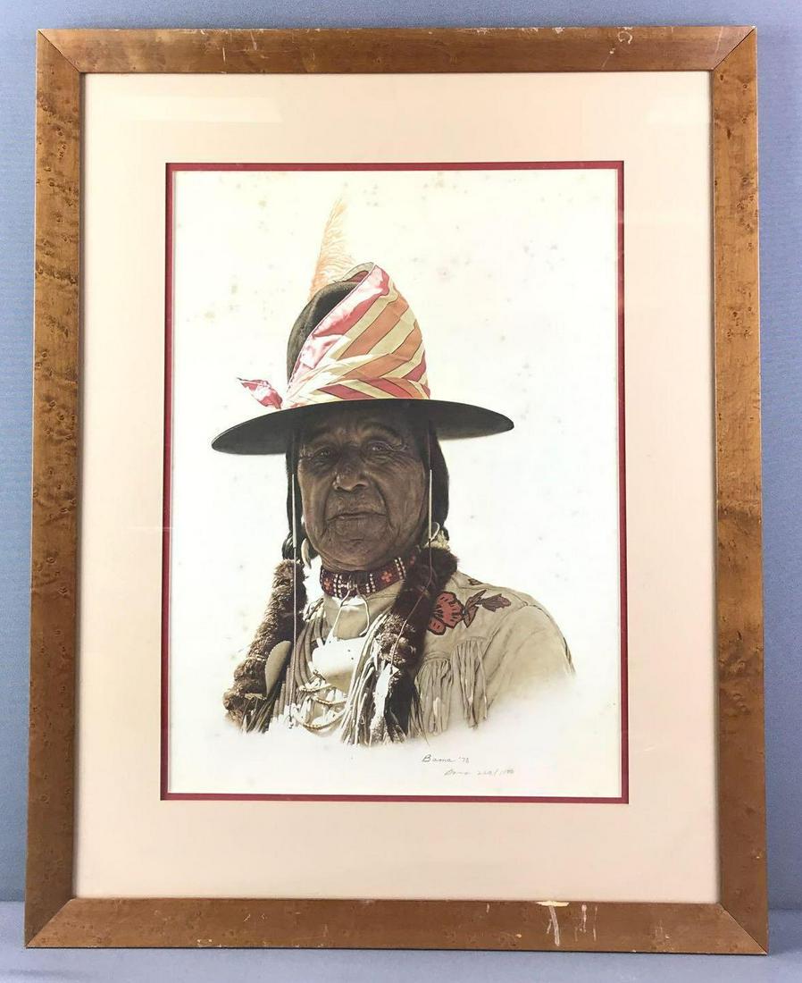 Framed Indian at Crow Fair Print (1 of 4)