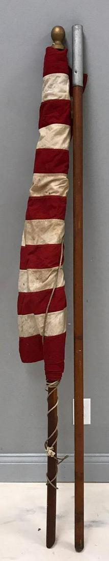 US Flag w/ flag pole (1 of 2)