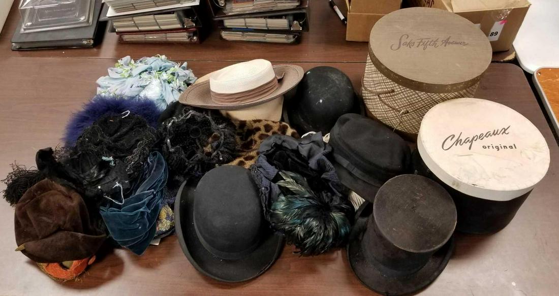 Hats, hat boxes, snoods and more (1 of 4)