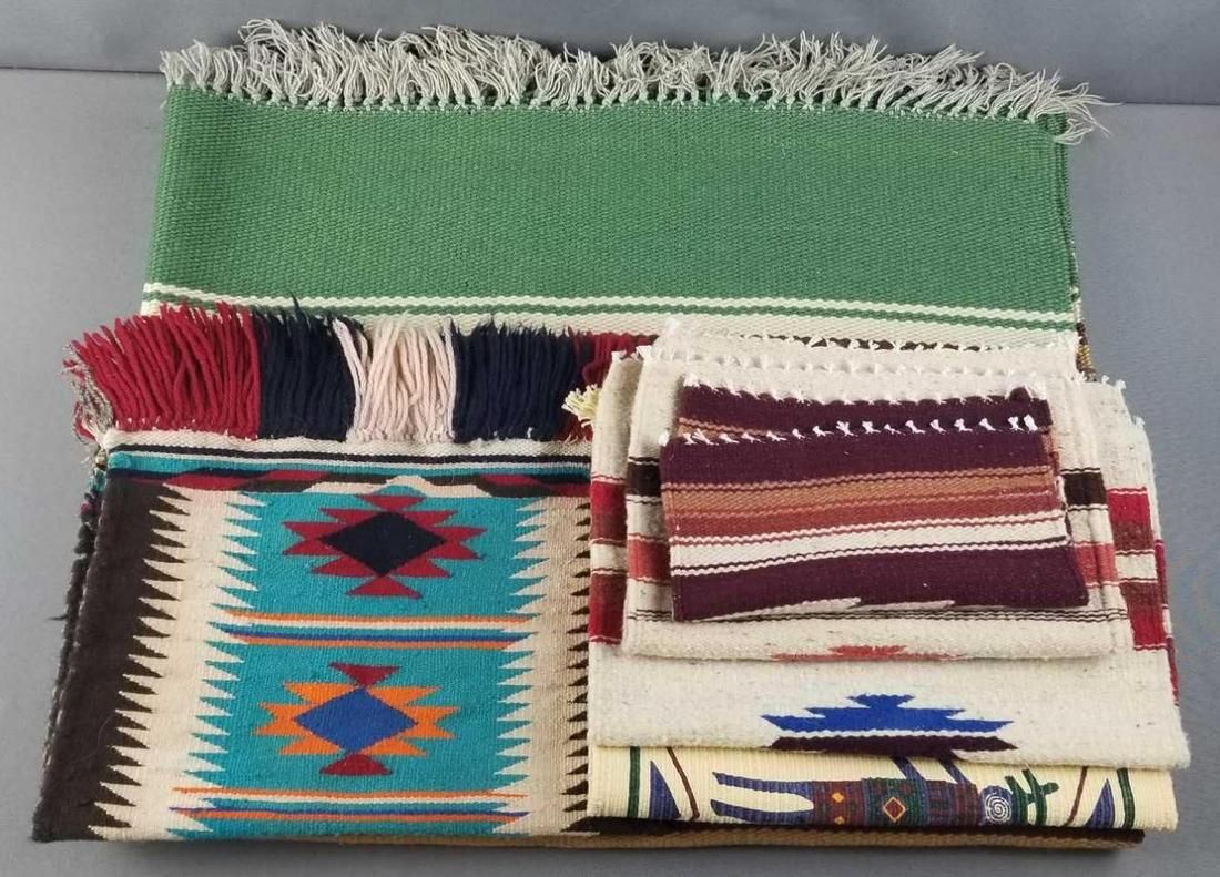Group of Native American/Navajo blankets and rugs (1 of 4)